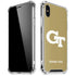 Georgia Institute of Technology Gold GT iPhone XS Max Clear Case